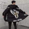 Hooded Windbreaker, Hip Hop Jacket, Dark Style Coat