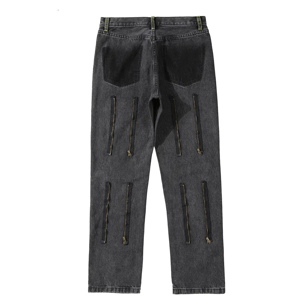 Hip-Hop Rap Bootcut Men's Straight-Leg Jeans