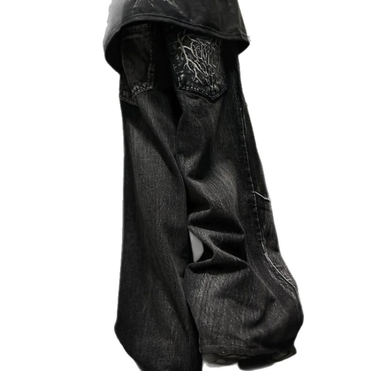 High Street Spider Embroidered Jeans