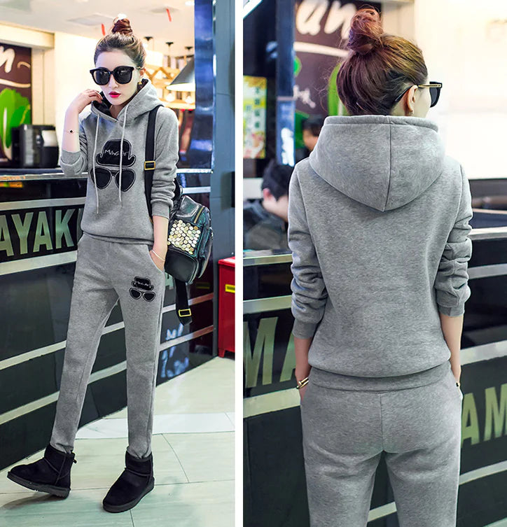 Casual Wear, Hoodie Two-Piece Set