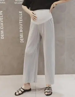 2021 Spring Summer Maternity Wide-leg Casual Trousers