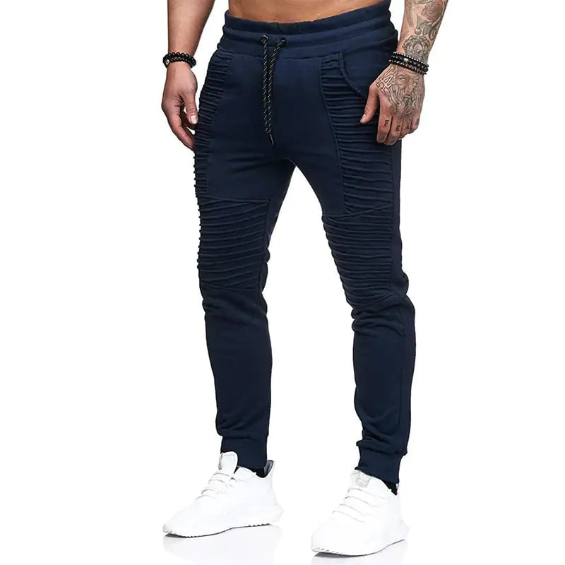 Men's Casual Hip Hop Striped Fitness Sports Pants