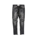 Black High Street Motorcycle Leather Jeans