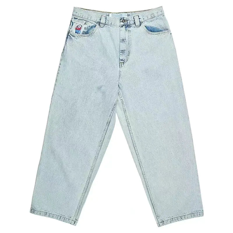 Hip Hop Loose Wide Leg Denim Pants