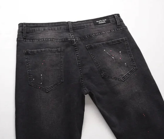 High Street Low-Knee Slim Trousers