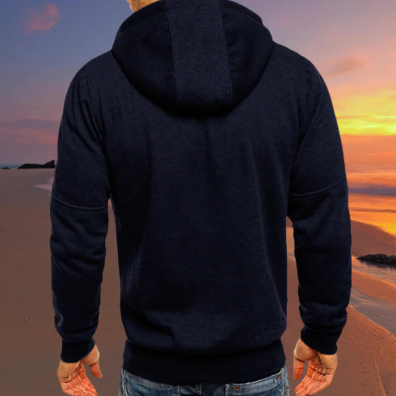Men's Casual Hoodie Jacket for Daily Street Sports Wear