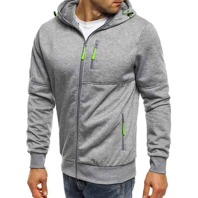 Men's Casual Hoodie Jacket for Daily Street Sports Wear