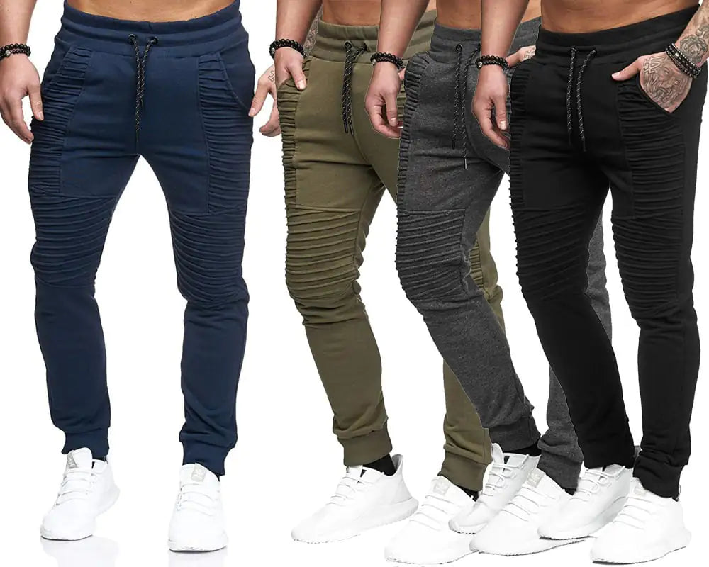 Men's Casual Hip Hop Striped Fitness Sports Pants