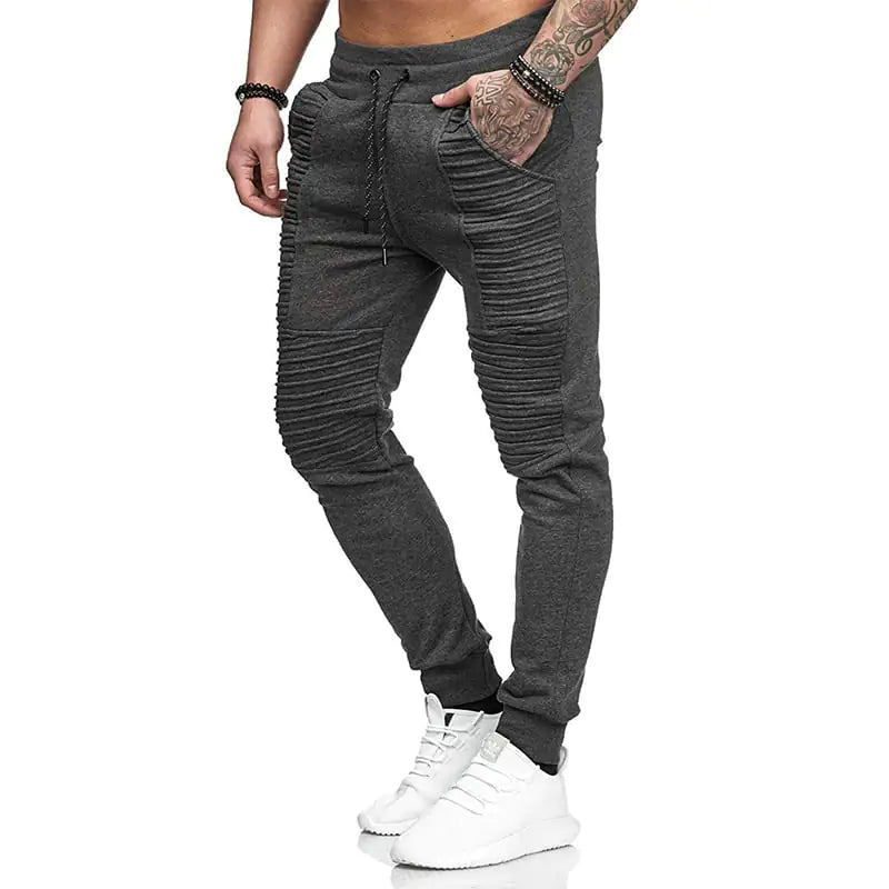 Men's Casual Hip Hop Striped Fitness Sports Pants