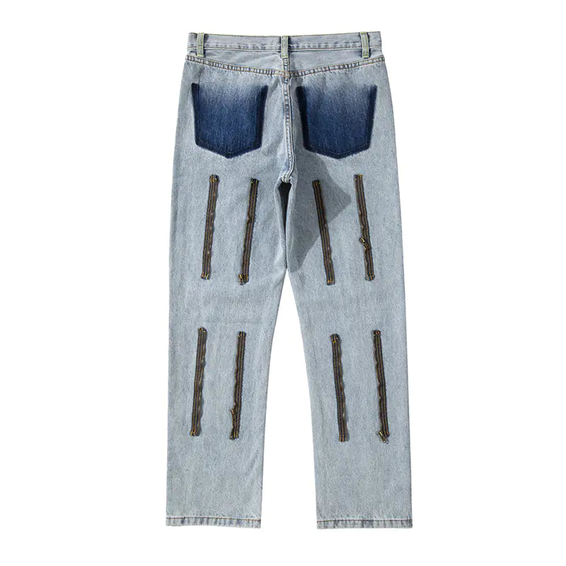 Hip-Hop Rap Bootcut Men's Straight-Leg Jeans